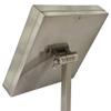 Whitehaus Freestanding LED Magnifying Mirror 6 Square Vanity Mirror with 5X Zoom, Touch-Activated Light, Brushed Nickel view 4