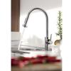 hansgrohe Talis S Chrome High Arc Kitchen Faucet, Kitchen Faucets with Pull Down Sprayer, Faucet for Kitchen Sink, Magnetic Docking Spray Head, Chrome 14877001 view 3