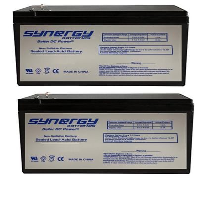 Compatible with Liftmaster Mega Swing Gate Opener Direct (2) Pack Replacement Batteries (9Ah) Beiter DC Power