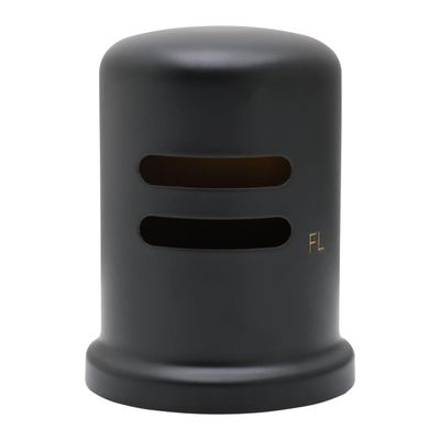 Westbrass D201-1-62 1-5/8" cap diameter 2-1/4 cap height Solid Brass Air Gap Cap Only, Skirted, 1-Pack, Matte Black