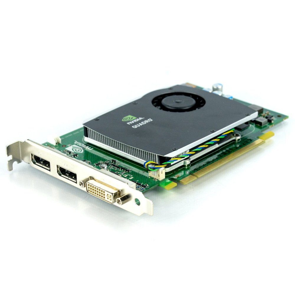 nVidia Quadro FX580 512MB PCI-E 2-Ports DVI video graphics card HP 519295-001