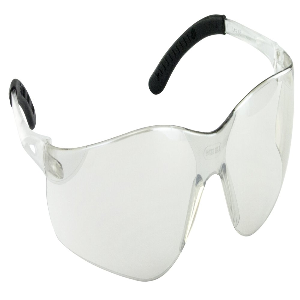 SAS Safety Corp NSX Turbo Safety Glasses in/Outdoor Lens Polycarbonate High-Impact Resistant, Scratch Resistant, Lightweight Wrap Around Protective Eyewear for Work ANSI Z87.1+ Eye Protection