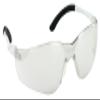 SAS Safety Corp NSX Turbo Safety Glasses in/Outdoor Lens Polycarbonate High-Impact Resistant, Scratch Resistant, Lightweight Wrap Around Protective Eyewear for Work ANSI Z87.1+ Eye Protection view 1