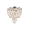 Elegant Lighting Century - Four Light Flush Mount-Chrome Finish-Royal Cut Crystal Type view 3