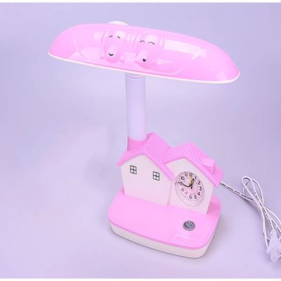 LIN XIAO HAO mayu LED Eye Protection Lamp Children Learn to Read The Desk Lamp Bedside Lamp with Alarm Clockc