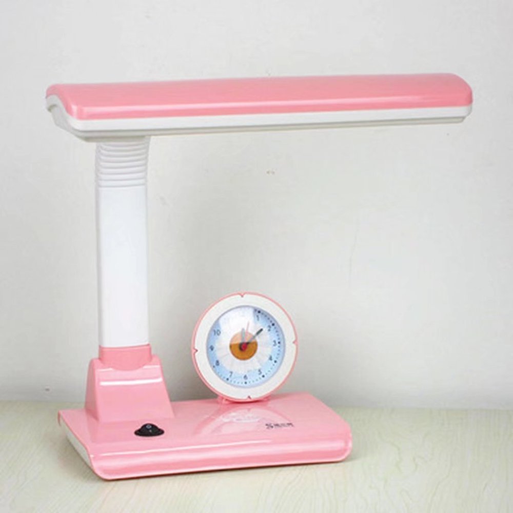 LIN XIAO HAO mayu LED Eye Protection Lamp Children Learn to Read The Desk Lamp Bedside Lamp with Alarm Clockc