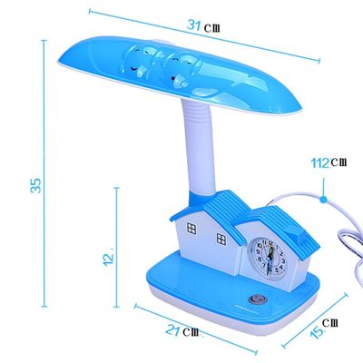 LIN XIAO HAO mayu LED Eye Protection Lamp Children Learn to Read The Desk Lamp Bedside Lamp with Alarm Clockc