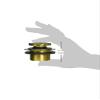 Jaclo 531-PB Single Hole Toe Control Drain Strainer, Polished Brass view 2