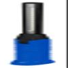 Performance Tool W2419 542 Lumen 12 + 1 SMD LED Slim Blue Work Light with Hook view 2