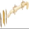 Deltana FPG103 HD Solid Brass 10-Inch Surface Bolt with Off-Set view 1