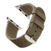 Archer Watch Straps - Premium Nylon Straps for Apple Watch (Khaki, Stainless, 40/41/42mm) view 2