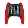 CTA Digtal Rechargeable Stereo Speaker Controller Grip for iPhone and iPod touch (Black/Red) view 1