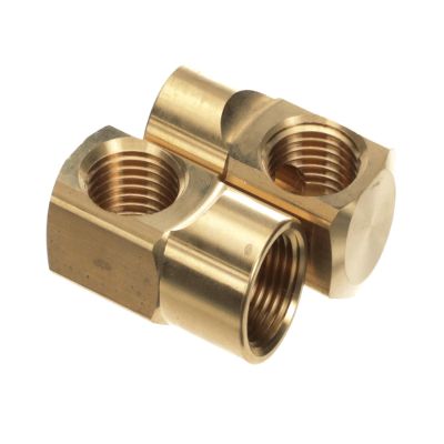Fisher 64211 Stainless Steel 1/2" Closed Elbow, Gold