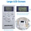 EXMAX E108 Wireless Portable Pocket DSP FM Stereo Radio Digital Receiver with Mini LCD Clock Earphone for Tour Guide System Teaching Meeting - 5 Pack (White) view 4
