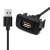 MOTONG USB Power Socket Car Charger Compatible with Toyota VIGO,Male to Female USB Car Charger Adapter(40 * 20mm) view 1