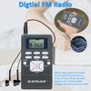 EXMAX EXG-108 Wireless Portable Pocket DSP FM Stereo Radio Digital Receiver with Mini LCD Clock Earphone for Tour Guide System Teaching Meeting - 10 Pack (Gray) view 3