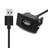 MOTONG Male to Female USB Car Charger Compatible with Honda BRIO/Jazz/City/Civic/Accord/CRV/Freed (44 * 26mm) view 1