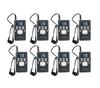 EXMAX EXG-108 Wireless Portable Pocket DSP FM Stereo Radio Digital Receiver with Mini LCD Clock Earphone for Tour Guide System Teaching Meeting - 8 Pack (Gray) view 1