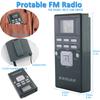 EXMAX EXG-108 Wireless Portable Pocket DSP FM Stereo Radio Digital Receiver with Mini LCD Clock Earphone for Tour Guide System Teaching Meeting - 8 Pack (Gray) view 2