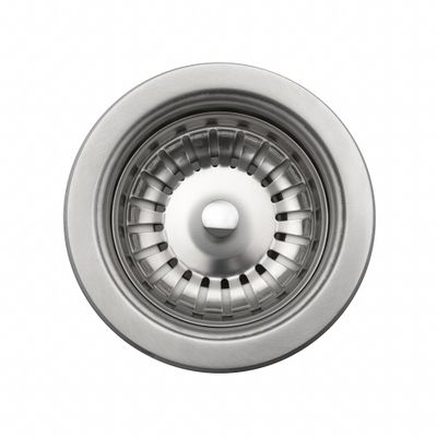 Kraus Kitchen Sink Stainless Steel Drain Assembly with Strainer, Fits Standard 3.5 in. or 4 in. Drain Openings