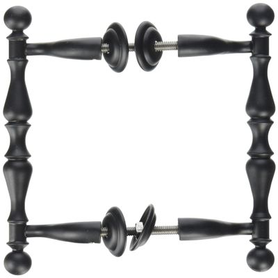 Deltana OHP620U19 Back-To-Back Set Solid Brass Off-Set Handle Pull
