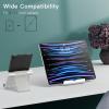 JETech Tablet Stand, Adjustable Portable Desktop Holder, Foldable Dock for iPad/iPad Pro/Air/Mini, Galaxy Tab A8/A7 Lite/A7/S8/S7, Kindle, Tab/Phones(4-11"), Sliver view 4