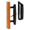 Slide-Co 142250 Sliding Glass Door Handle Set, 3-15/16 In., Diecast, Black, Mortise/Hook Style (Single Pack) view 1