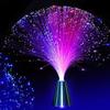 EA 2 pck 13 inch LED Colourful Changing Fibre Fiber Optic Fountain Night Light Calming Lamp Christmas view 1