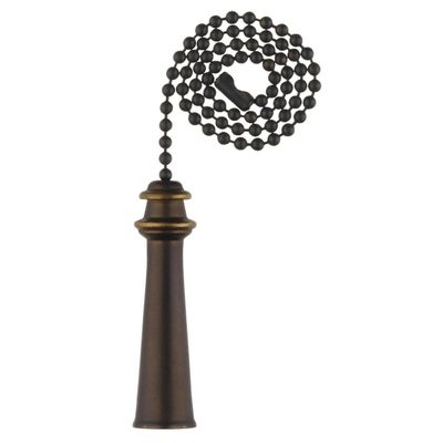 Westinghouse 7721400 Trophy Pull Chain, Oil Rubbed Bronze, 1 Pack