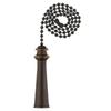 Westinghouse 7721400 Trophy Pull Chain, Oil Rubbed Bronze, 1 Pack view 1