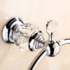 Nokozan Luxury Crystal Series Chrome Fished Batrhoom Towel Ring Holder Wall Mouted view 3