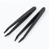 uxcell Craft Hobby 2.6mm Tip Plastic Anti-static Tweezers 2PCS Black view 1