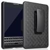 Case with Clip for BlackBerry Passport, Nakedcellphone Black Kickstand Cover + Belt Hip Holster Combo for BlackBerry Passport (ONLY for AT&T Version, SQW100-3) view 3