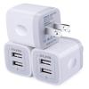 Wall Charger, 3Pack 5V/2.1A AILKIN 2-Port USB Wall Charger Home Travel Plug view 1