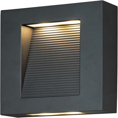 Maxim 54350ABZ Avenue ADA Compliant Dark Sky LED Outdoor Wall/Pocket Sconce, 4-Light 16 Total Watts, 10"H x 7"W, Architectural Bronze