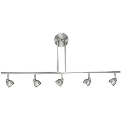 Cal Lighting SL-954-5-BSBRNS Five Light Pendant from Serpentine Collection 48.38 inches