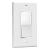 ENERLITES White 3-Way Decorator Paddle Rocker Light Switch, 15A, 10 Pack view 2