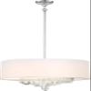 Metropolitan N7425-77-L Crystal Cascade Chandelier, 1-Light LED 52 Watts, Chrome view 1