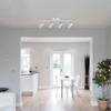Globe Electric 59325 Melo 4-Light Track Lighting, Glossy White Finish, Bulbs Included view 4