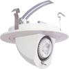 Four Bros Lighting | 4" LED Recessed Complete Kit | Mix & Match | Recessed Housing | Downlights | Trims | Bulbs | (7W - Pivoting Drop Down Can - White - 3000K) view 1