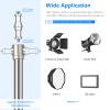 NEEWER 79"/2m Stainless Steel Light Stand, Spring Cushioned Heavy Duty Photography Tripod Stand with 1/4 to 3/8 Universal Screw Adapter for Strobe, LED Video Light, Ring Light, Monolight, Softbox view 2