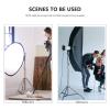 NEEWER 79"/2m Stainless Steel Light Stand, Spring Cushioned Heavy Duty Photography Tripod Stand with 1/4 to 3/8 Universal Screw Adapter for Strobe, LED Video Light, Ring Light, Monolight, Softbox view 4