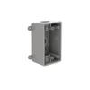 BELL PSB37550GY Single-Gang Weatherproof Three 1/2 in. or 3/4 in. Threaded Outlets, 2 in, Gray view 1