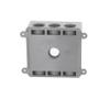 BELL PDB77550GY Two-Gang Weatherproof Box Seven 1/2 in. or 3/4 in. Threaded Outlets, 2 in, Gray view 4