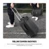 Neewer 2-in-1 Convertible Wheeled Camera Backpack, Rolling Luggage Case with Telescopic Handle and Anti-Shock Dividers for DSLR Cameras, Lenses, Hoods, Strobes, Tripod, and Other Accessories view 2