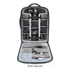 Neewer 2-in-1 Convertible Wheeled Camera Backpack, Rolling Luggage Case with Telescopic Handle and Anti-Shock Dividers for DSLR Cameras, Lenses, Hoods, Strobes, Tripod, and Other Accessories view 4