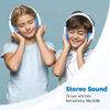 rockpapa Comfort Kids Headphones for School, Lightweight Childrens Boys Girls Teens Over-Ear Headphones Wired 3.5mm for CD DVD Player Tablet Phone Travel White/Blue view 3