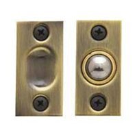 Baldwin 0425260 Adjustable Ball Catch, Bright Chrome