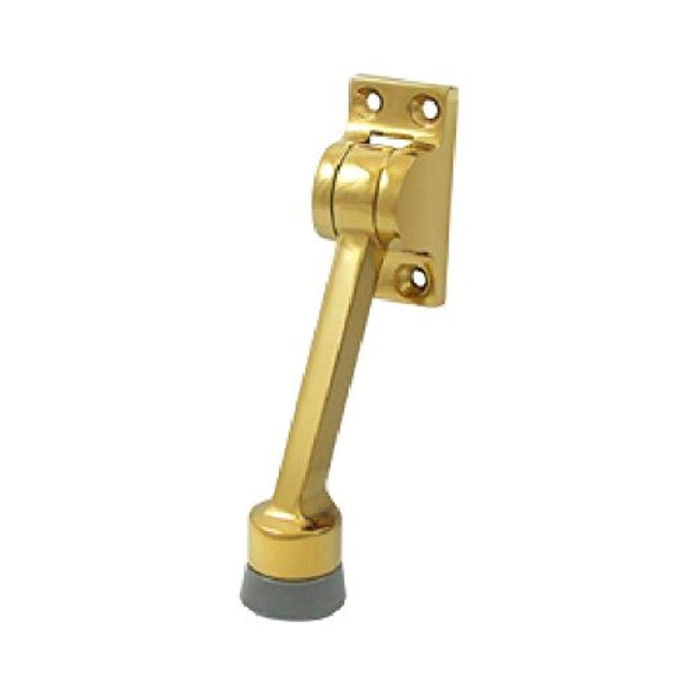 Deltana DHK4CR003 Solid Brass 4-Inch Kick Down Holder