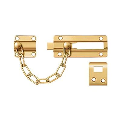 Deltana CDG35CR003 Solid Brass Chain Door Guard